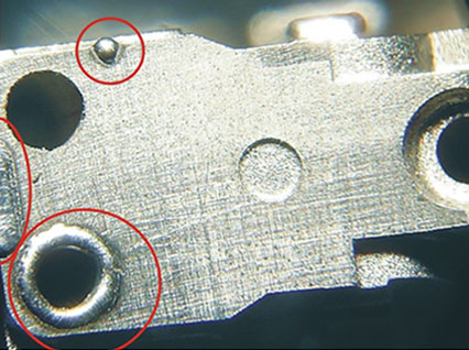 <a href='http://www.runningbaby.cn/product/3.htm' class='text_a'>模具激光焊機(jī)</a>修復(fù)模具效果